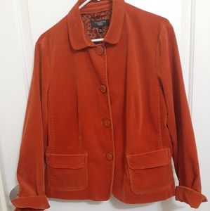 Talbots tan corduroy jacket